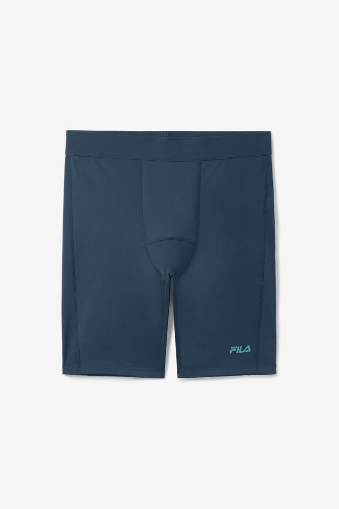 Fila Marathon Compression Shorts Navy - Mens - 09125MBRG